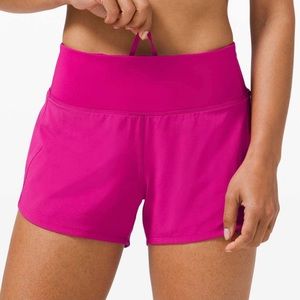 Lululemon Speed Up MR 4” Ripened Raspberry